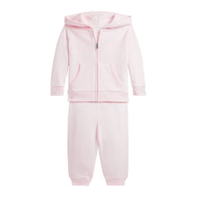 Load image into Gallery viewer, Babies Pale Pink Zip Up Tracksuit