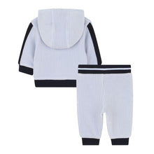 Load image into Gallery viewer, PRE ORDER - Babies Pale Blue Velour Tracksuit