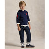 Navy Large Pony Hoodie