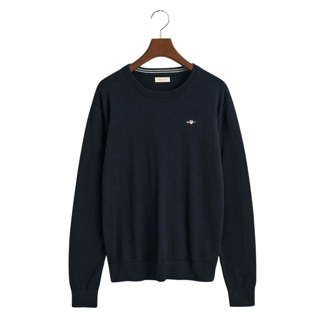 Navy Crew Neck Knit Jumper
