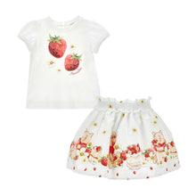 Load image into Gallery viewer, Winnie The Pooh Strawberry Skirt Set