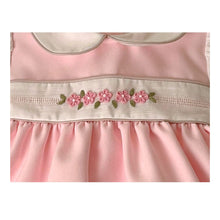Load image into Gallery viewer, Pink Embroidered Dress, Bloomers &amp; Headband Set