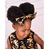 Black & Gold Sequin "Queenie" Headband