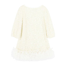 Load image into Gallery viewer, Ivory Boucle Sequin &quot;Jeanette&quot; Dress