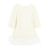 Ivory Boucle Sequin "Jeanette" Dress