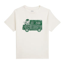 Load image into Gallery viewer, Ivory Coffee Polo Bear T-Shirt