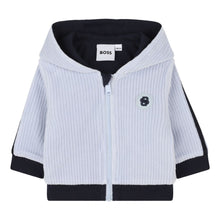 Load image into Gallery viewer, PRE ORDER - Babies Pale Blue Velour Tracksuit