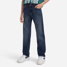 Load image into Gallery viewer, Dark Denim Straight Jeans