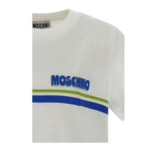 Load image into Gallery viewer, PRE ORDER - White Stripes &amp; Logo T-Shirt