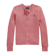 Load image into Gallery viewer, Pink Cable Knit Cardigan &amp; Skirt