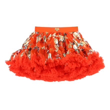 Load image into Gallery viewer, Deep Orange Foil Print Tutu Set