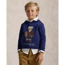 Load image into Gallery viewer, Dark Blue Polo Bear Hoodie