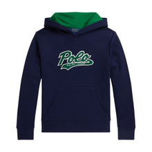 Load image into Gallery viewer, Navy Polo Logo Hoodie