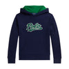 Navy Polo Logo Hoodie