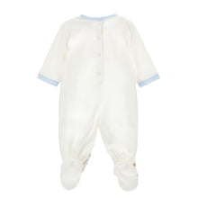Load image into Gallery viewer, PRE ORDER - Blue Teddy Babygrow &amp; Blanket Set