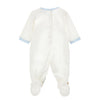 PRE ORDER - Blue Teddy Babygrow & Blanket Set