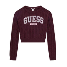 Load image into Gallery viewer, Maroon Cable Knit Jumper