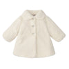 Cream Faux Fur Coat