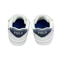 Load image into Gallery viewer, White &amp; Navy Pre Walker Trainers