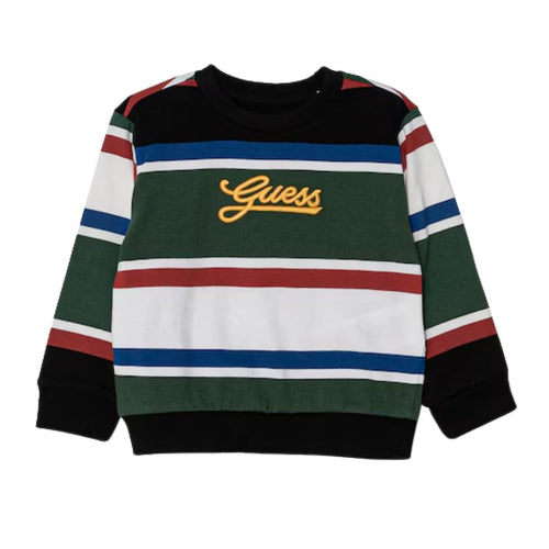 Multi Colour Striped Sweat Top