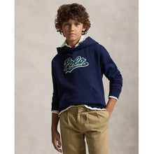 Load image into Gallery viewer, Navy Polo Logo Hoodie
