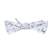 Load image into Gallery viewer, Blue &amp; White Tile Print Romper &amp; Headband