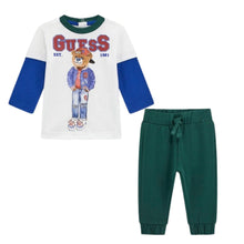 Load image into Gallery viewer, Dark Green &amp; Blue Teddy Set