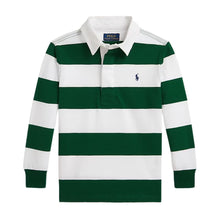 Load image into Gallery viewer, Green &amp; White Rugby Shirt