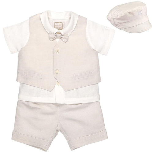Beige 3 Piece 'Perry' Outfit & Hat