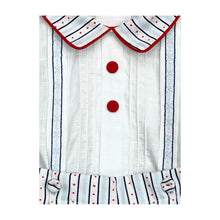 Load image into Gallery viewer, Blue &amp; Red Striped Shorts Set