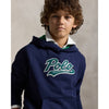 Navy Polo Logo Hoodie