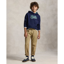 Load image into Gallery viewer, Navy Polo Logo Hoodie