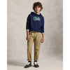 Navy Polo Logo Hoodie