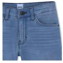 Load image into Gallery viewer, Mid Blue Denim Shorts