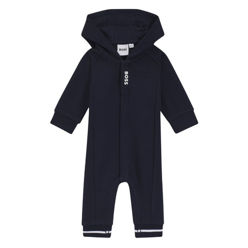 Navy Hooded All In One
