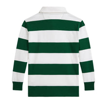Load image into Gallery viewer, Green &amp; White Rugby Shirt