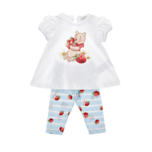 Load image into Gallery viewer, Blue &amp; White Winnie The Pooh Legging Set