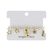 Load image into Gallery viewer, Gold Cowgirl Charm Bracelet
