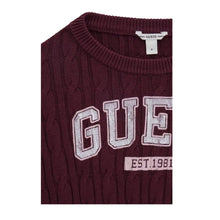 Load image into Gallery viewer, Maroon Cable Knit Jumper