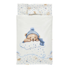 Load image into Gallery viewer, PRE ORDER - Blue Teddy Babygrow &amp; Blanket Set