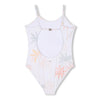 Ivory Palm Print Swimsuit