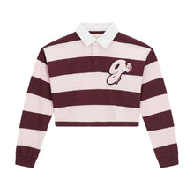 Load image into Gallery viewer, Maroon &amp; Pink Rugby Shirt