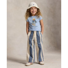 Load image into Gallery viewer, Girls Pale Blue Polo Bear T-Shirt