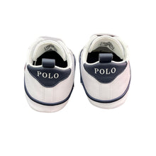 Load image into Gallery viewer, White Polo Bear Pre Walker Trainers