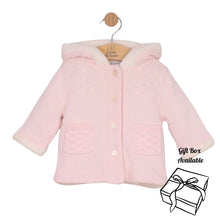 Load image into Gallery viewer, Pink Knitted Hooded Jacket