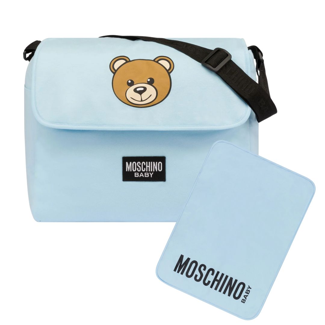 Pale Blue Toy Changing Bag & Mat
