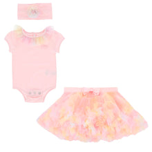 Load image into Gallery viewer, Pink Rainbow Tutu, Body &amp; Hairband Set