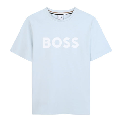 Pale Blue Large Logo T-Shirt