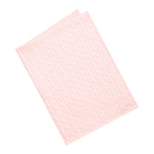 Load image into Gallery viewer, Pale Pink Cable Knit Blanket