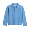 Blue LS Logo Polo Top